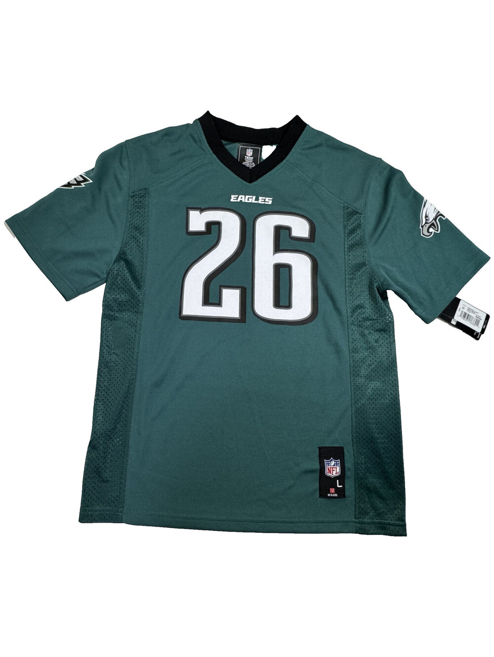 Saquon Barkley #26 Philadelphia Eagles Jersey Midnight Green Youth L NWT